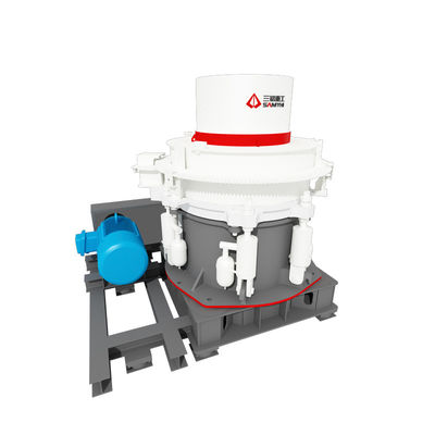 เครื่องบดกรวยไฮดรอลิกหลายกระบอก 300TPH สำหรับเหมืองหินและเหมืองแร่